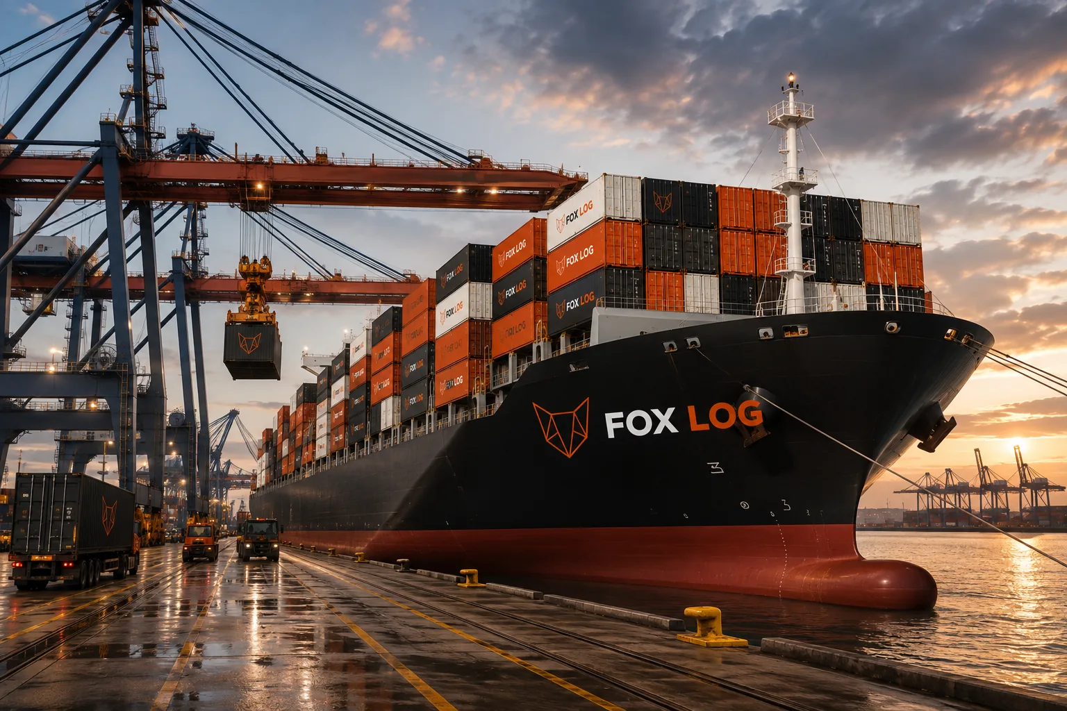 Transporte marítimo Fox Log